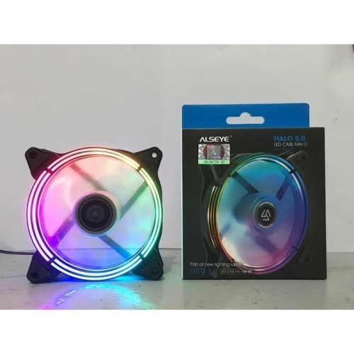 PROMO FAN Case / Fan Cassing ALSEYE Halo 5.0 Diamater 12cm RGB