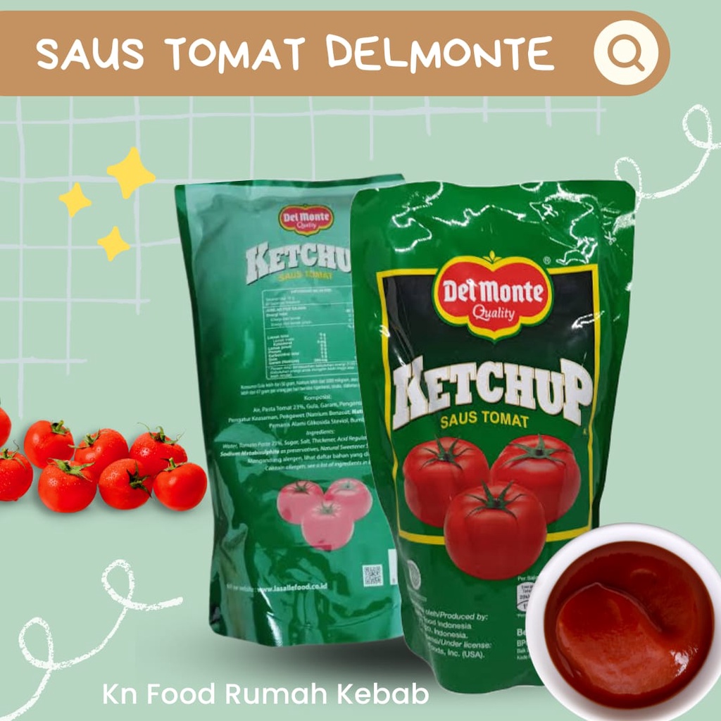 

Saus Tomat Delmonte 1KG / Tomat Del Monte