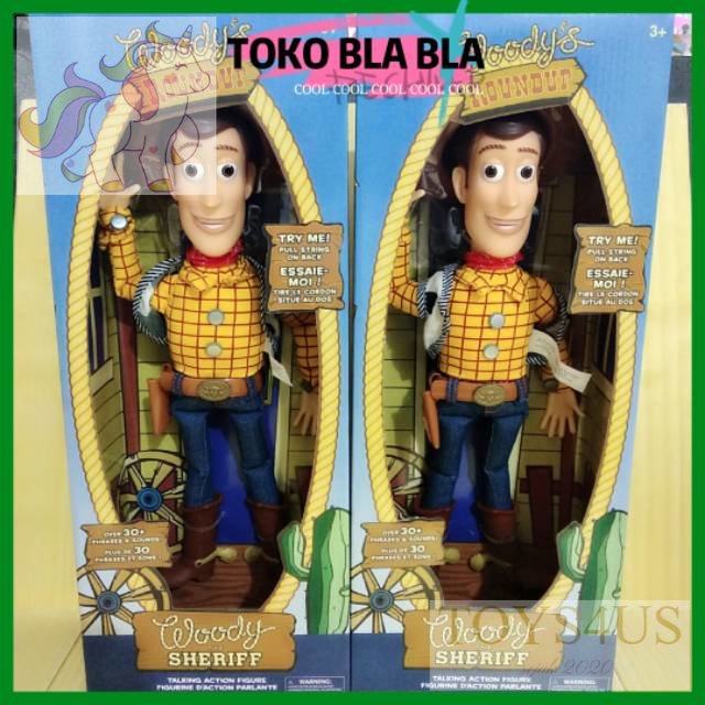 Toys4Us - mainan toy story woody talking try me disney figure