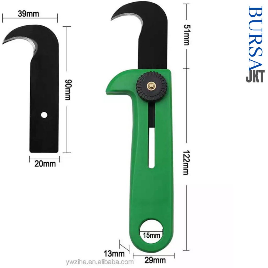 PISAU SABIT HOOK CUTTER PEMBUKA DUS TALI DLL