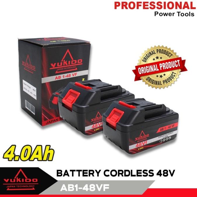 YUKIDO Baterai Cordless 48 Volt - Battery 48V -Baterai Mesin Bor ByJLD