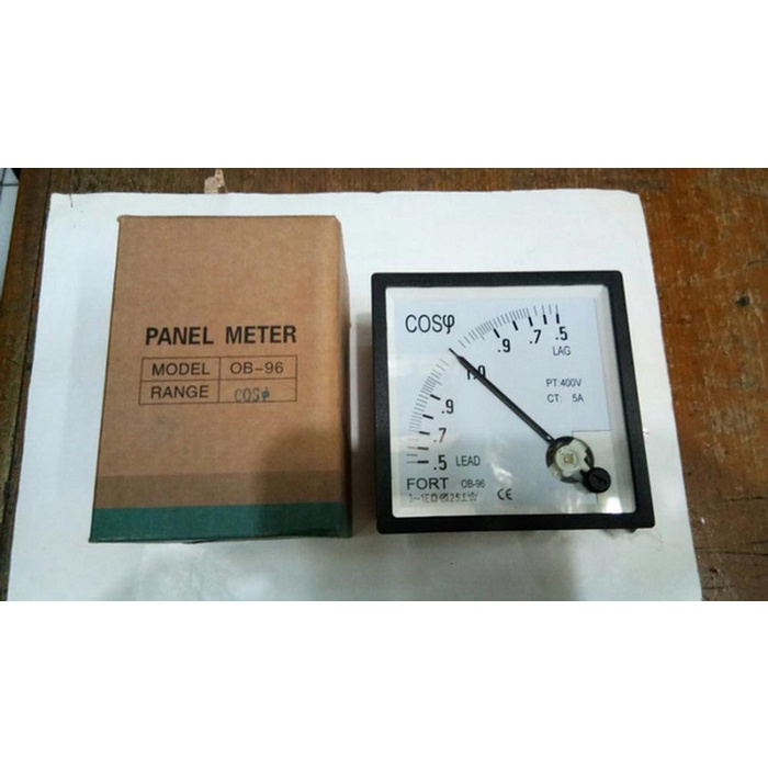 

Promo Power Factor / Cos Phi Meter Analog Jarum 400V Uk 96X96 Murah