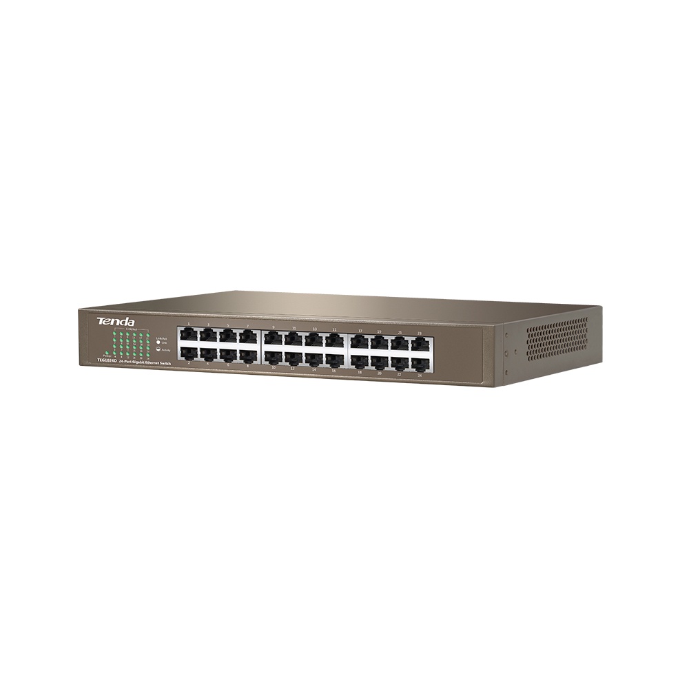 Switch Internet TENDA TEG1024D 24-Port Ethernet Gigabit Desktop