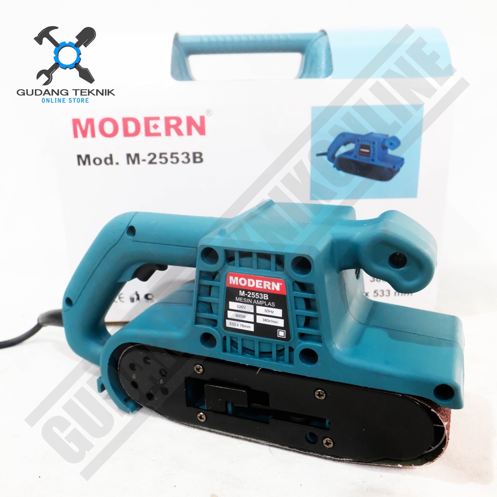 Mesin Amplas Duduk Tank MODERN M2553 / Amplas Tank Finishing Belt Sander M-2335B MODERN