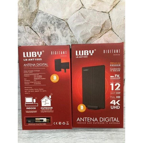 Antena Tv Digital Indoor &amp; Outdoor Luby Lb-Ant-1005 Ipx-4 Waterproof