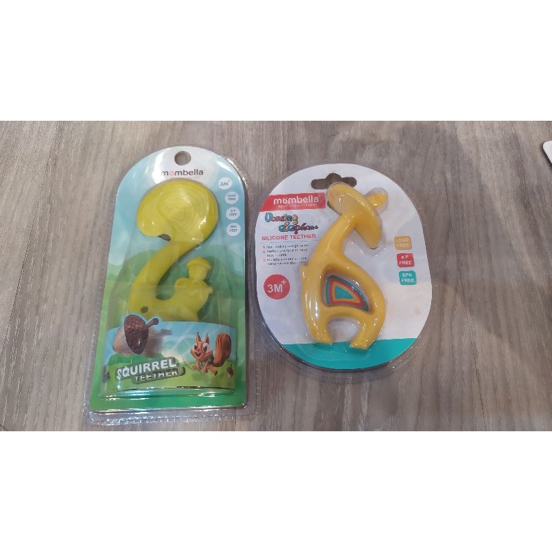 Mombella Teether Elephant &amp; Squirrel