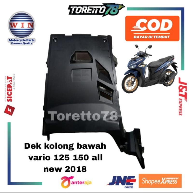 Footrest Bawah Bodres Bawah Under Kolong Honda Vario 125/150 2018 Dek Bawah Tengah Dek Kolong Bawah