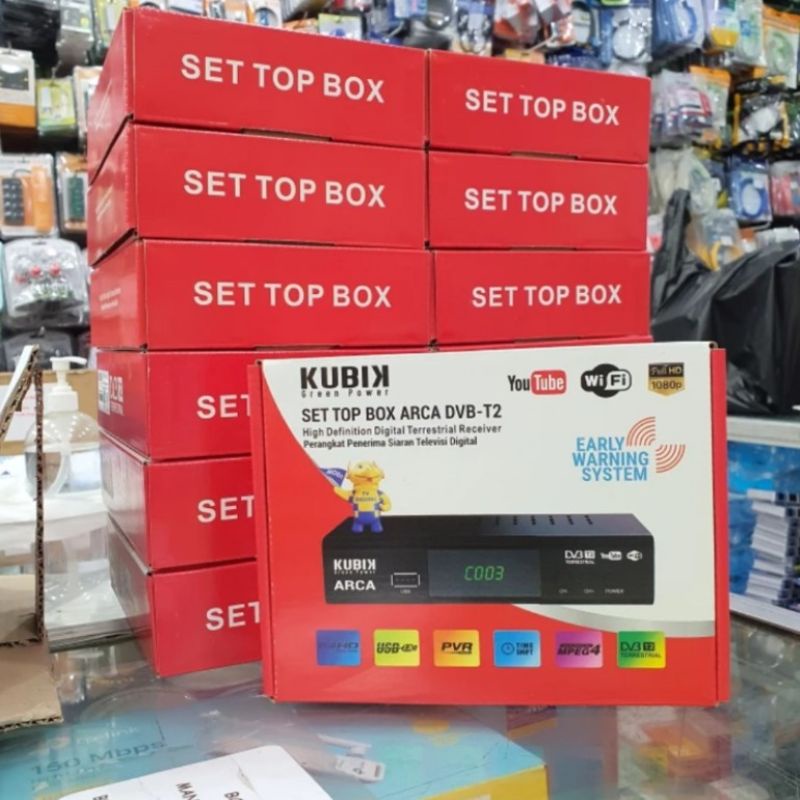 Jual Set Top Box KUBIK ARCA DVBT2 / STB Set Top Box KUBIK ARCA DVBT2