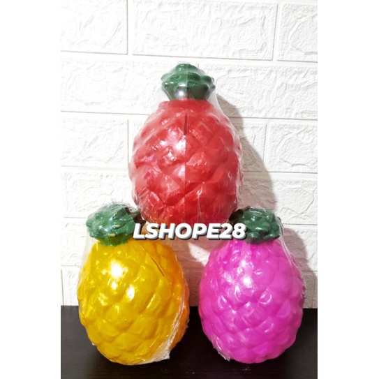 Celengan koin / celengan coin motif nanas / celengan coin plastik nanas / strawberry / anggur / kata