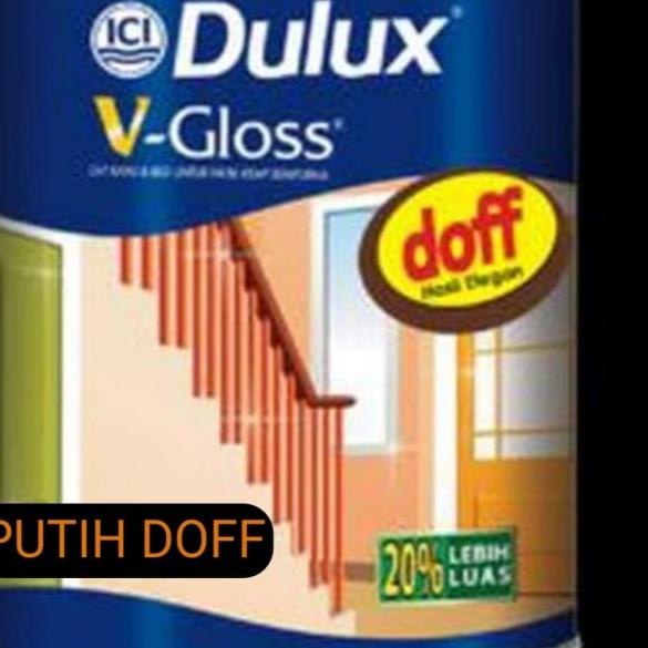 CAT MINYAK DULUX V- GLOSS / CAT MINYAL KAYU & BESI PUTIH DOFF - White Doff