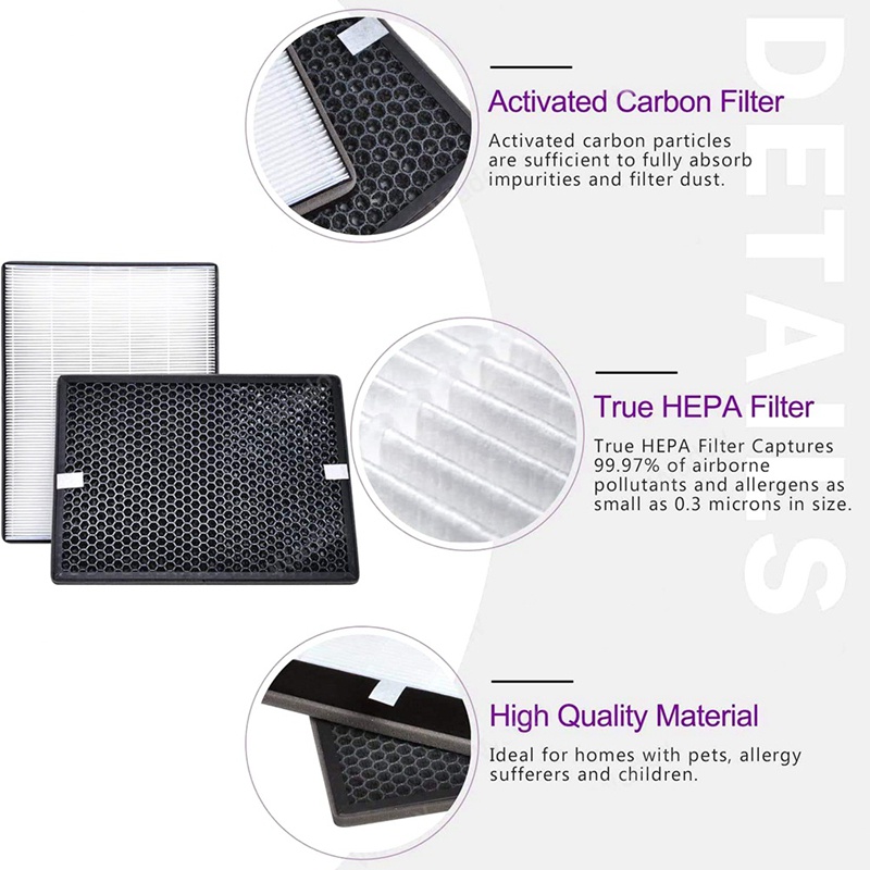 Filter HEPA Karbon Aktif Pembersih Udara Untuk Philips AC2882 AC2887 AC2889 AC3822 AC3829 AC3824 FY2422 FY2420