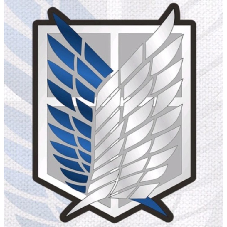 Gantungan Kunci Attack On Titan Logo Scouting Legion
