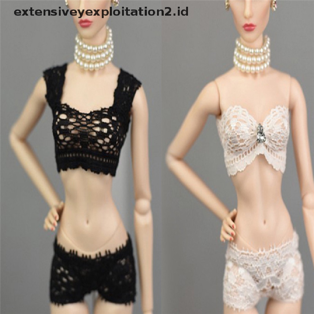 Set Piyama bra + Celana Dalam Bahan lace Untuk Boneka