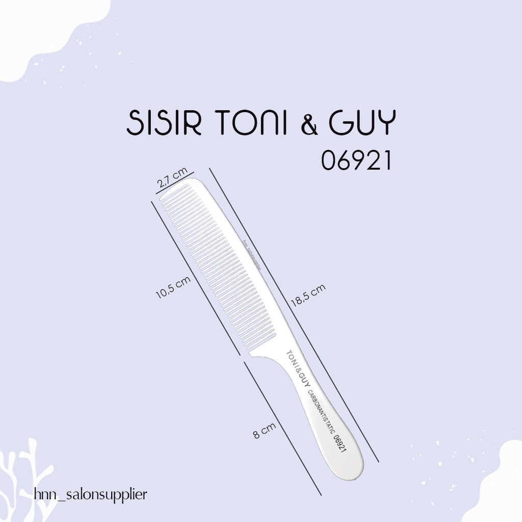 Sisir Styling Potong Rambut Salon Barber Barbershop Professional Toni and Guy 6921