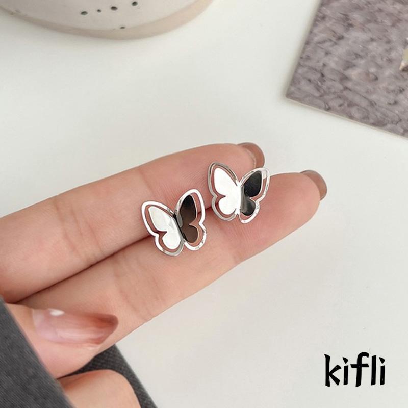 Anting Desain Kupu-Kupu Kecil Model Hollow Untuk Wanita
