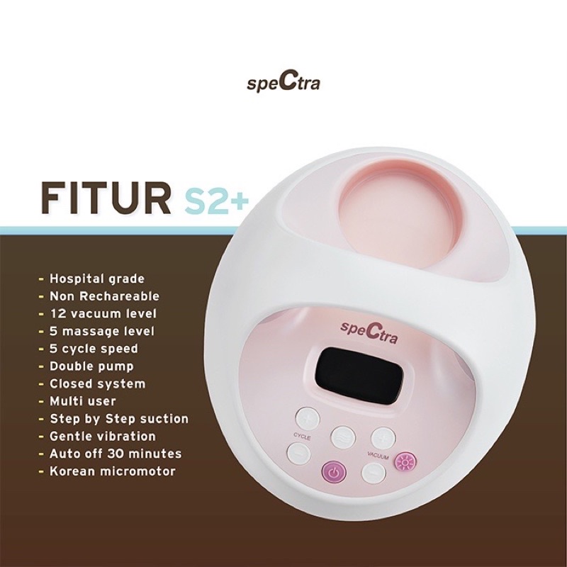 Pompa ASI Elektrik Spectra S2Plus - Electric Breast pump