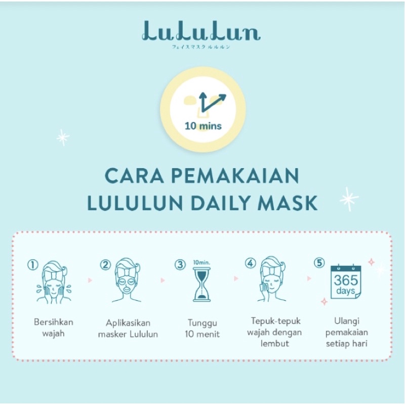 LULULUN Sheet Mask 7 Days | One Night Rescue