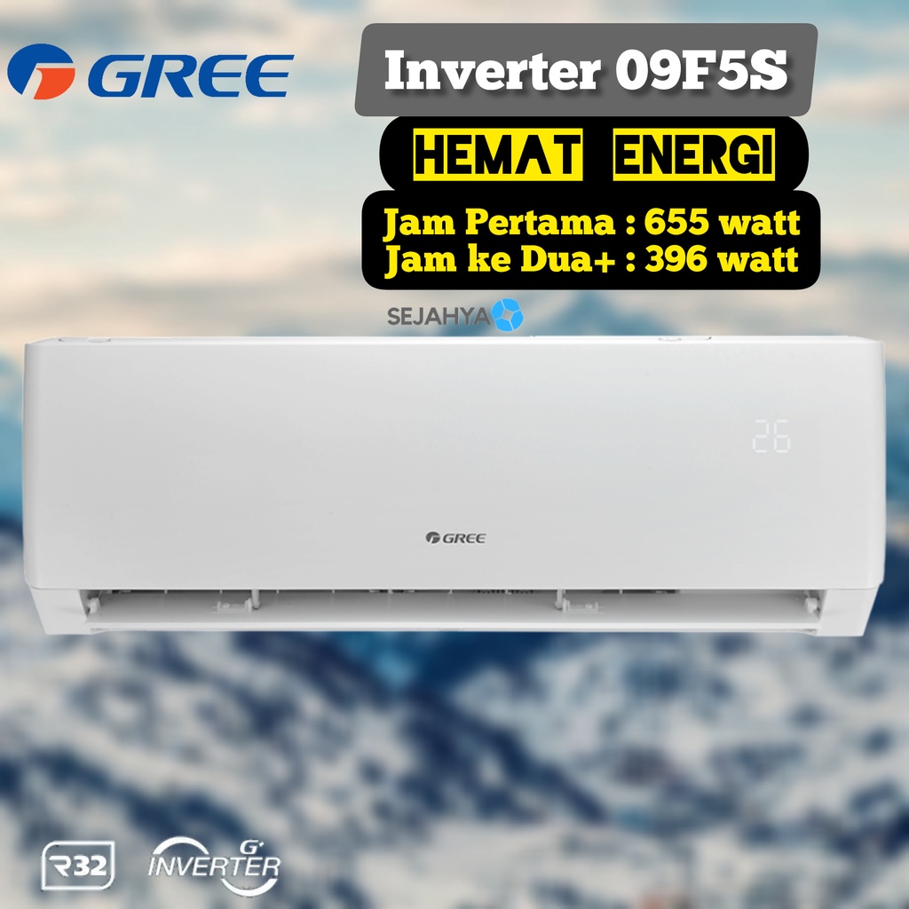 GREE AC 09F5S 1pk Inverter 1 pk low watt unit F5S
