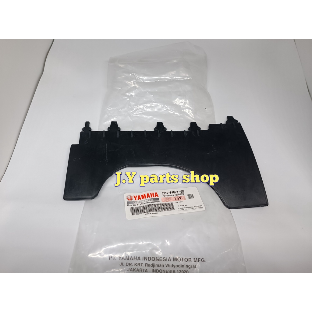 KARET MUD GUARD FLAP PLAP KEPET PENAHAN KOTORAN LUMPUR KOLONG FINO XRIDE X RIDE 125 ORI YGP 2PH-F1621-20