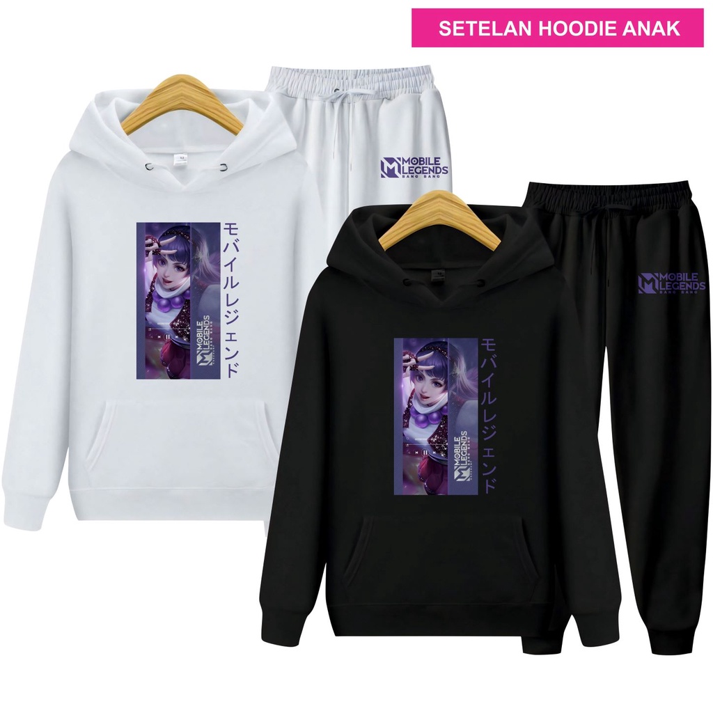 Setelan Sweater Hoodie Anak Guinevere MLBB