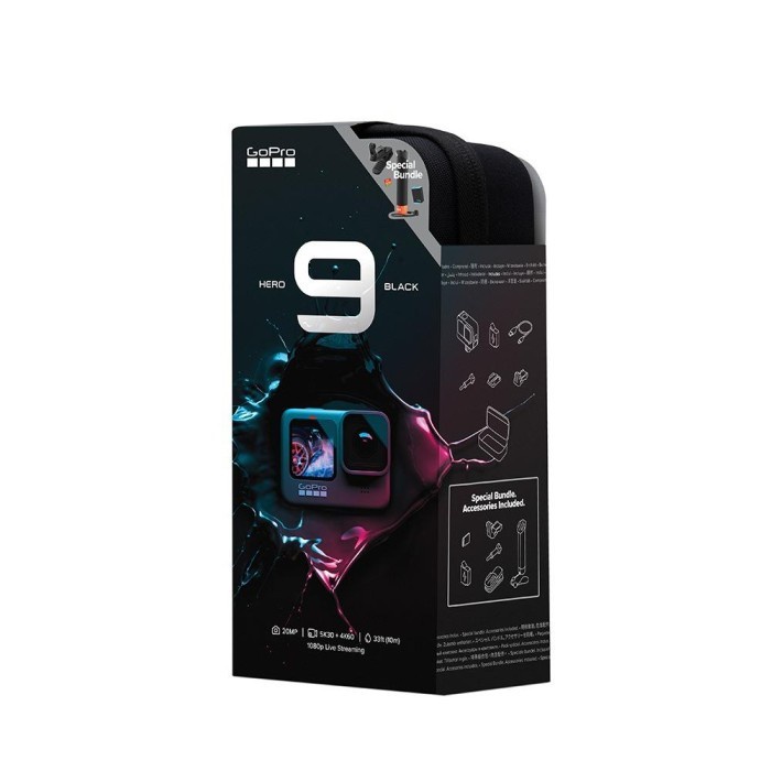 GoPro Hero 9 Black Paket Special Bundle Edition Go Pro Hero9