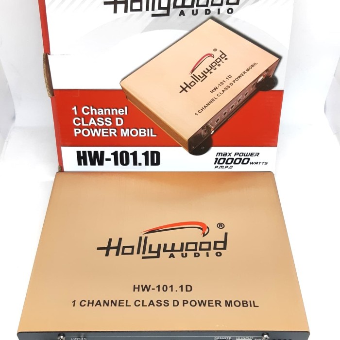 Power Amplifier Power Monoblok Class D Hollywood Hw 101.1D
