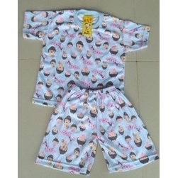 SETELAN ANAK MOTIF ANIMASI LUCU BAHAN KATUN | BAJU ANAK MOTIF ANIMASI