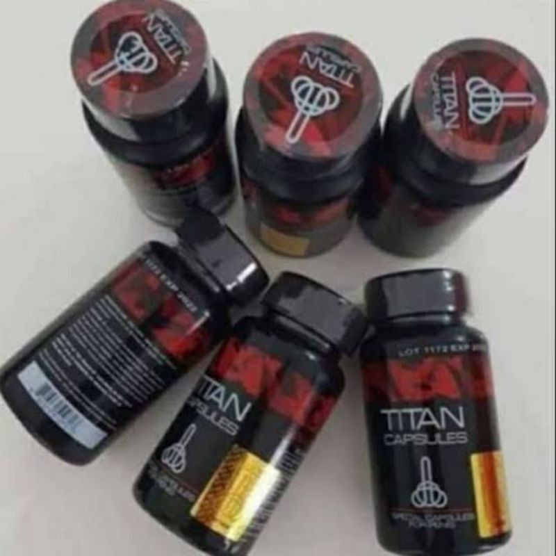 COD / TITAN CAPSULES / TITAN KAPSUL / OBAT STAMINA PRIA TAHAN LAMA ORIGINAL 100% RUSIA