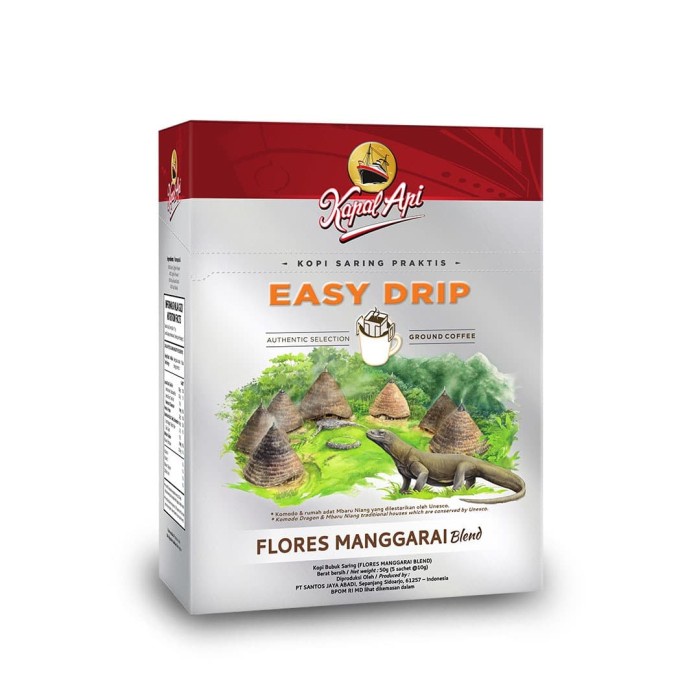 

NEW Kapal Api Easy Drip Flores Manggarai Blend