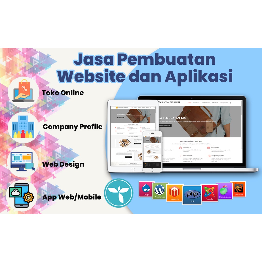 Jasa Pembuatan Website Wordpress Berita SEO Premium Design Siap Pakai