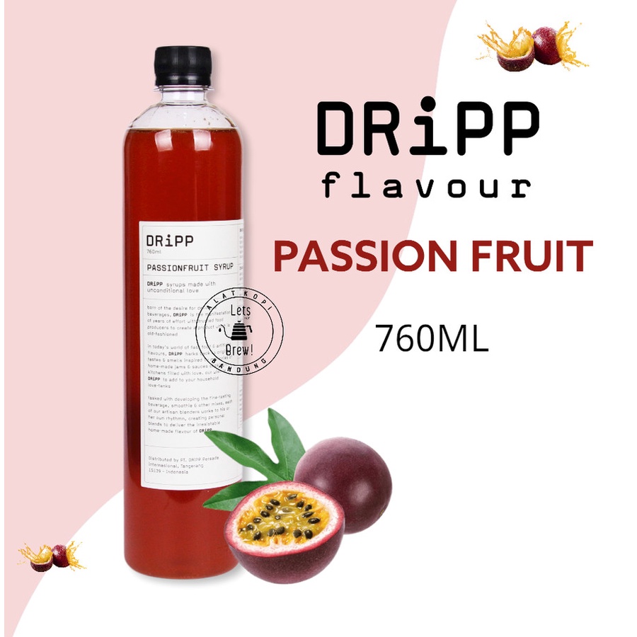 

DRIPP Syrup 760ml Variant Buah-buahan,Bunga,Mojito / Sirup minuman