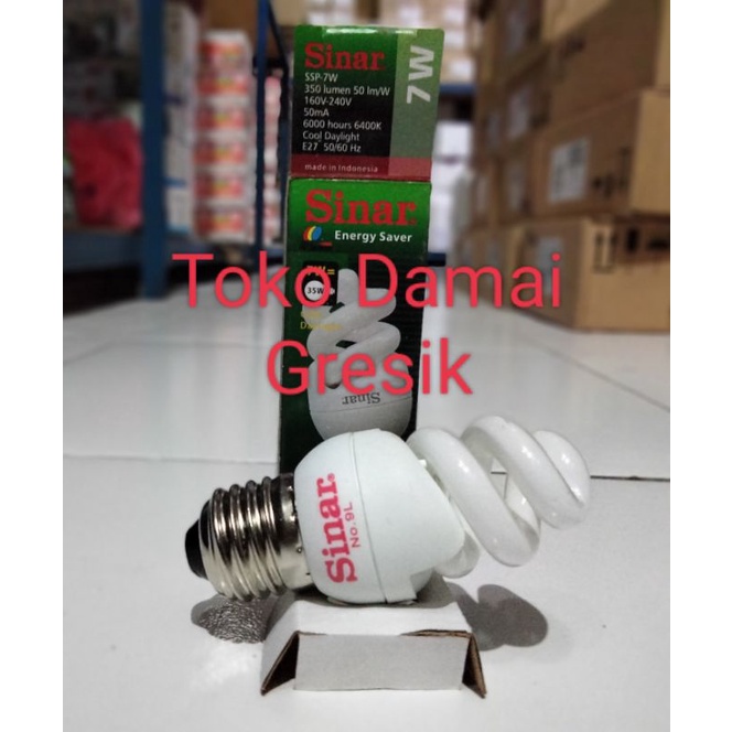 SNI Lampu Hemat Energi Kaca Spiral Tornado