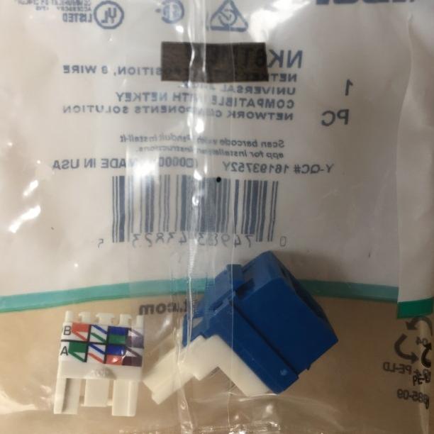 Modular PANDUIT NETKEY Cat 6 NK6TMBU/ PANDUIT / MODULAR PANDUIT CAT 6