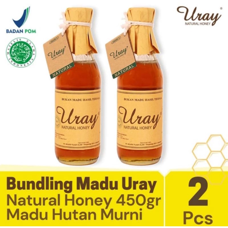 

Madu Uray 450gr/330ml 2 Pcs ( free double bubble wrap dan kardus)