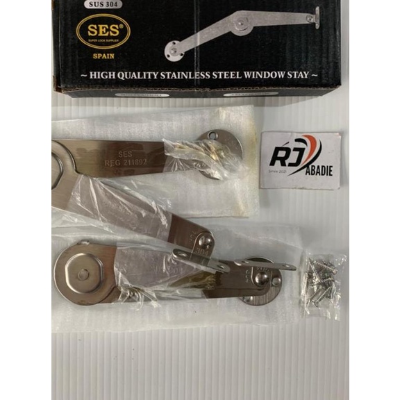 Engsel bunting / salon ses stainless 9"