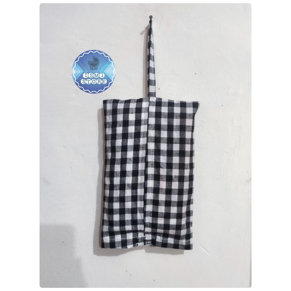 SARUNG TISU TRAVEL Pouch/Cover Tisu Kering Ukuran 22x15 cm Tempat Tisu Gantung by Ismi Store