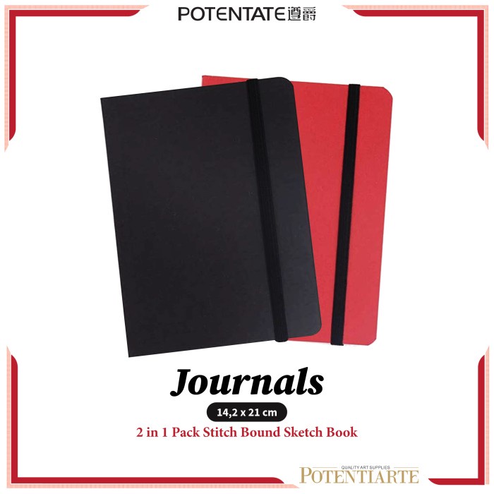 

[COD] Buku Sketsa Potentate Travel Journal 14,2x21cm Stitch Bound Sketchbook