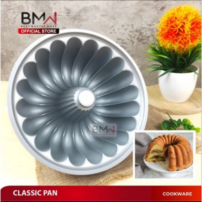 Loyang Kue bolu Classic Round BMW Alumunium • Classic Pan bmw ORI