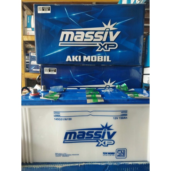 Aki massiv xp n150 excavator, dozer, graderdumptruck basah