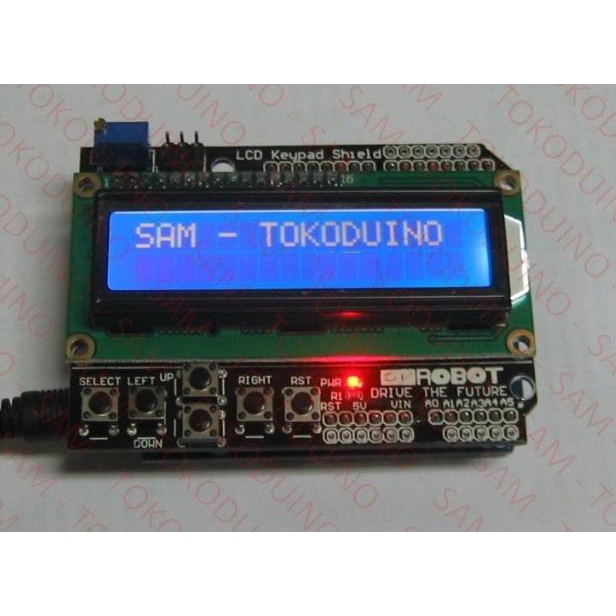 ARDUINO LCD KEYPAD SHIELD - LCD SHIELD 16x2