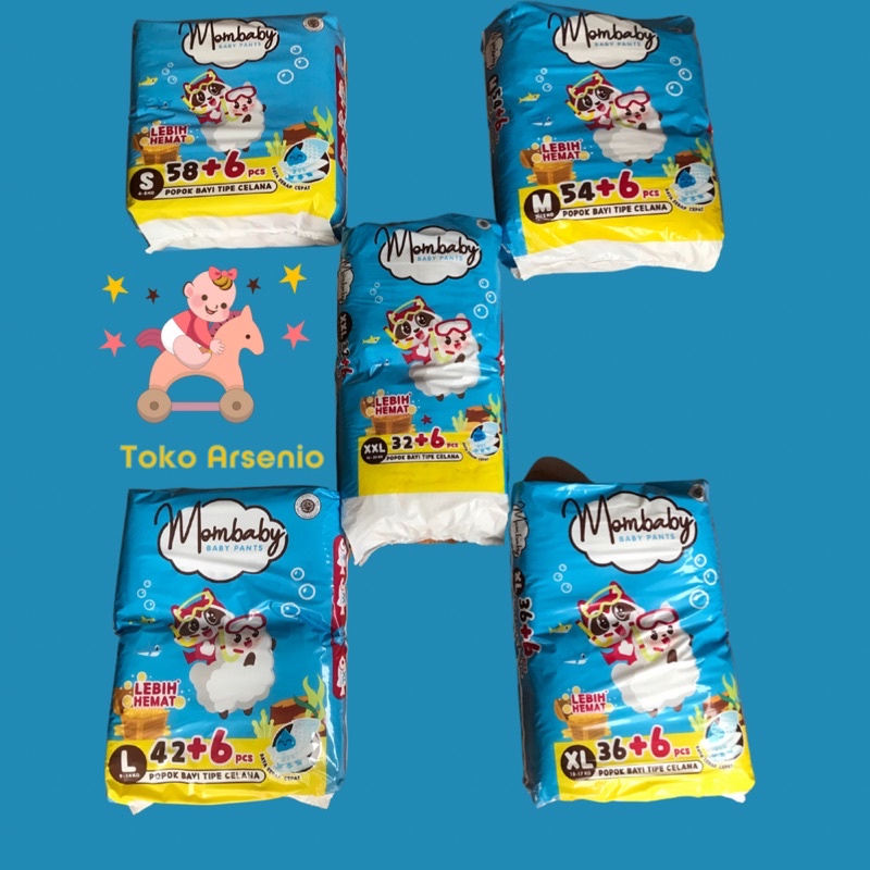 MOMBABY Pants Jumbo S54+6 / M50+6 / L42+6 / XL36+6