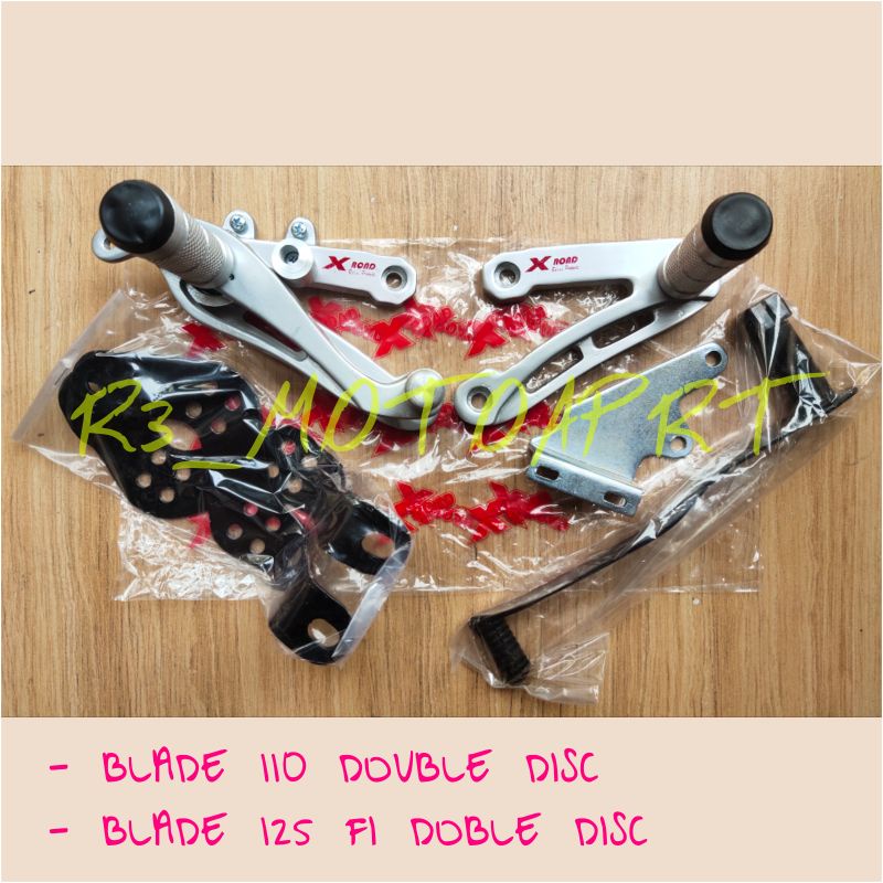 Footstep/Fotstep/Step Underbond/Underbon/Underbone XRoad Blade 110 New/125 Fi Injeksi Dobel Cakram #