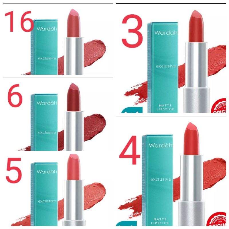 wardah exclusive matte lipstick
