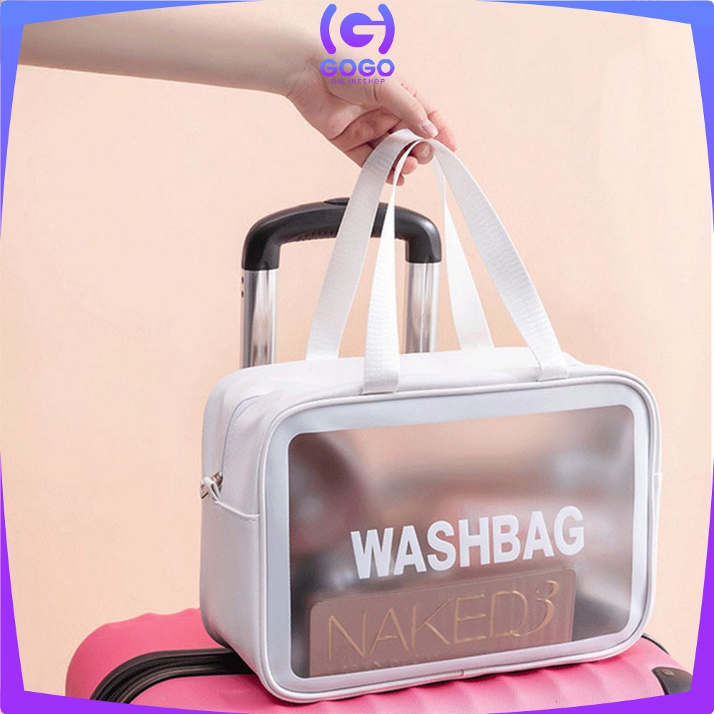 GOGO-T40 Tas WASHBAG Waterproof Pouch Travel Make Up Multifungsi / Tas Sabun Peralatan Mandi Traveling / Bag Organizer Tas Kosmetik Portable