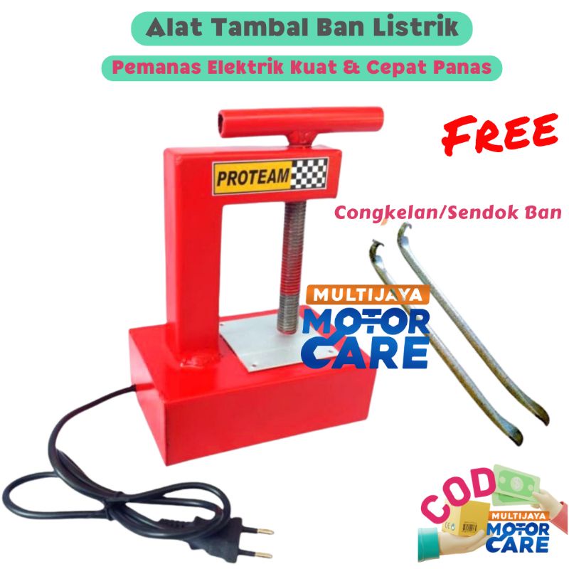 FULL BONUS Alat Tambal Ban Listrik Bonus Karet Tambal Ban | Penambal Ban Elektrik