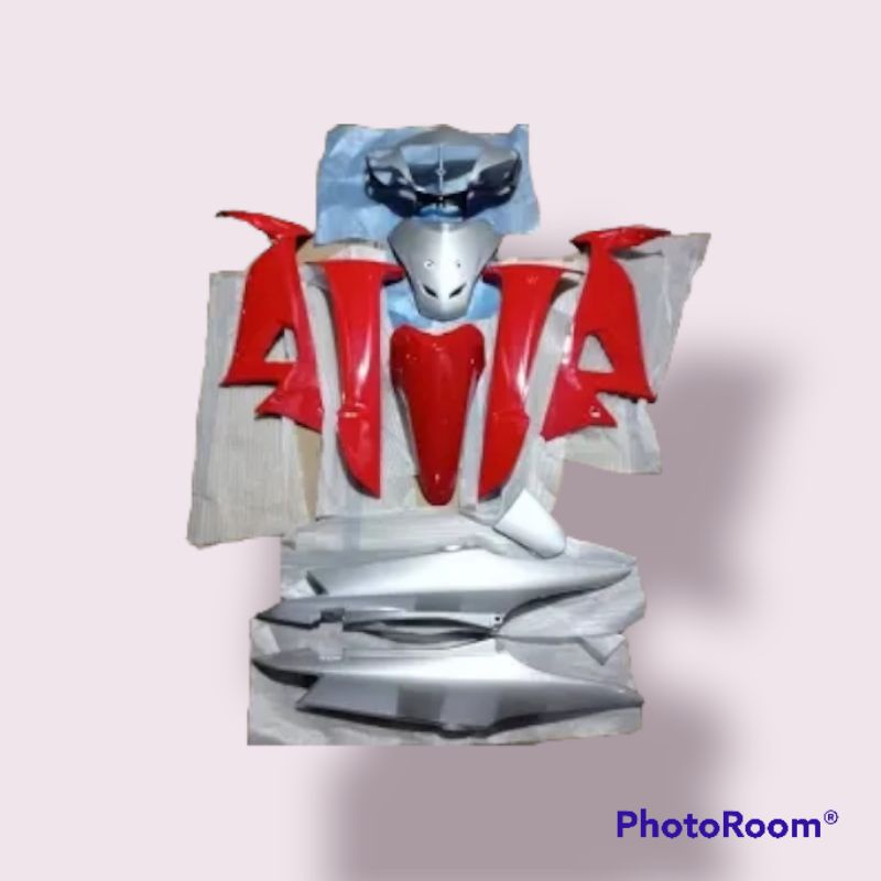 BODY HALUS SUPRA FIT NEW FIT X FIT S MERAH SILVER