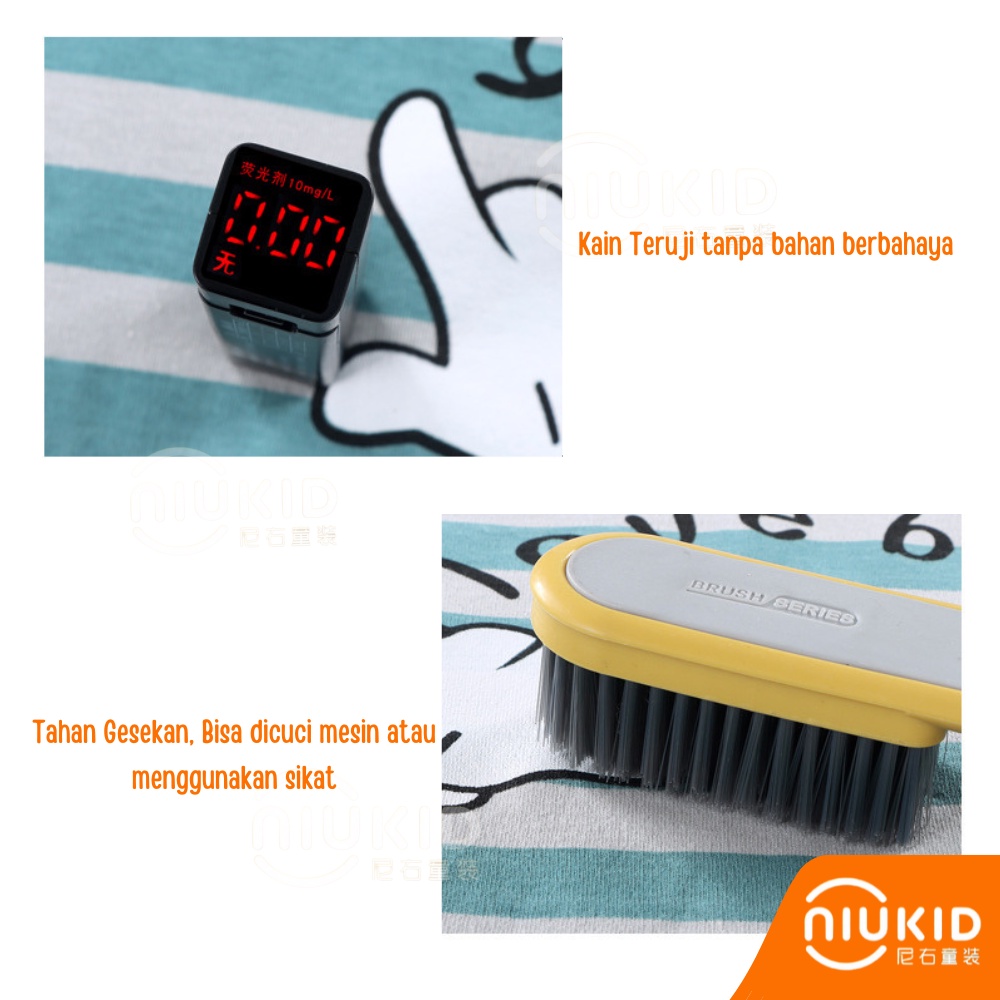 NIUKID BAJU TIDUR ANAK SETELAN PIYAMA BAYI SET LENGAN PANJANG BAHAN LEMBUT BAJU TIDUR BAYI #C01-#C06