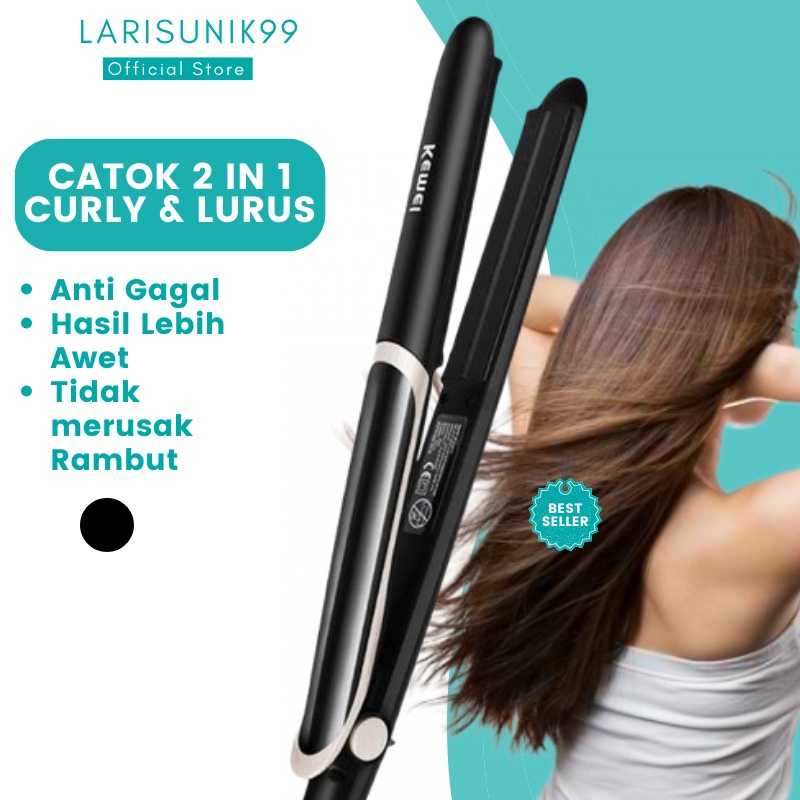 Catokan Rambut Alat Pelurus Lurus Penglurus Rambut Wanita Curly Curler Kerli Alat Perawatan Kecantikan Wanita Catok Terbagus Kriting Pengkriting Pengriting Keramik Tourmaline Ion Ori Original Premium Terbaru