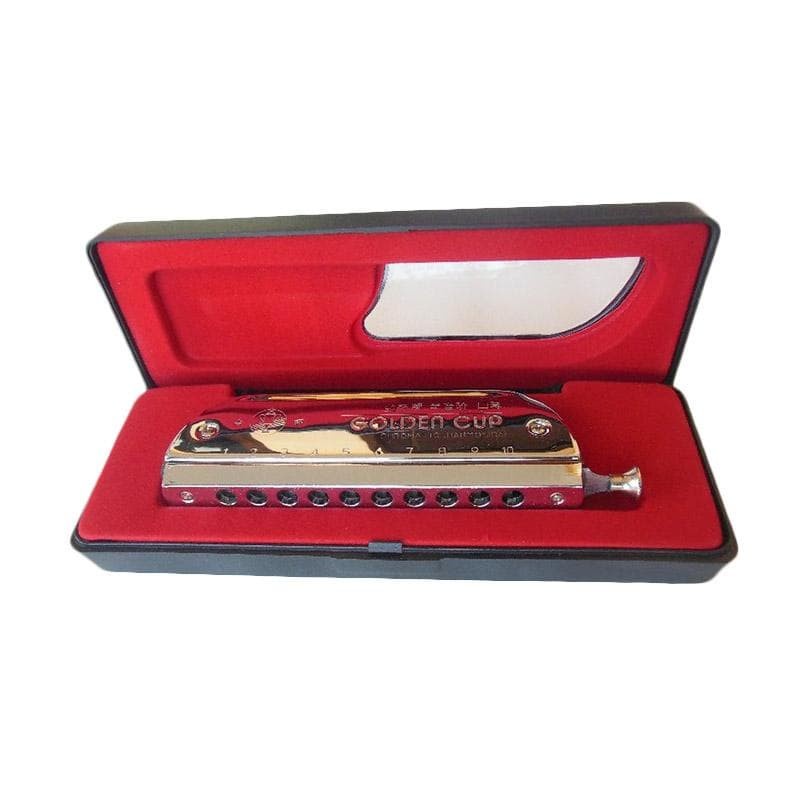 Jual Harmonica Golden Cup Chromatic 10 hole 40 Tone Original Shopee