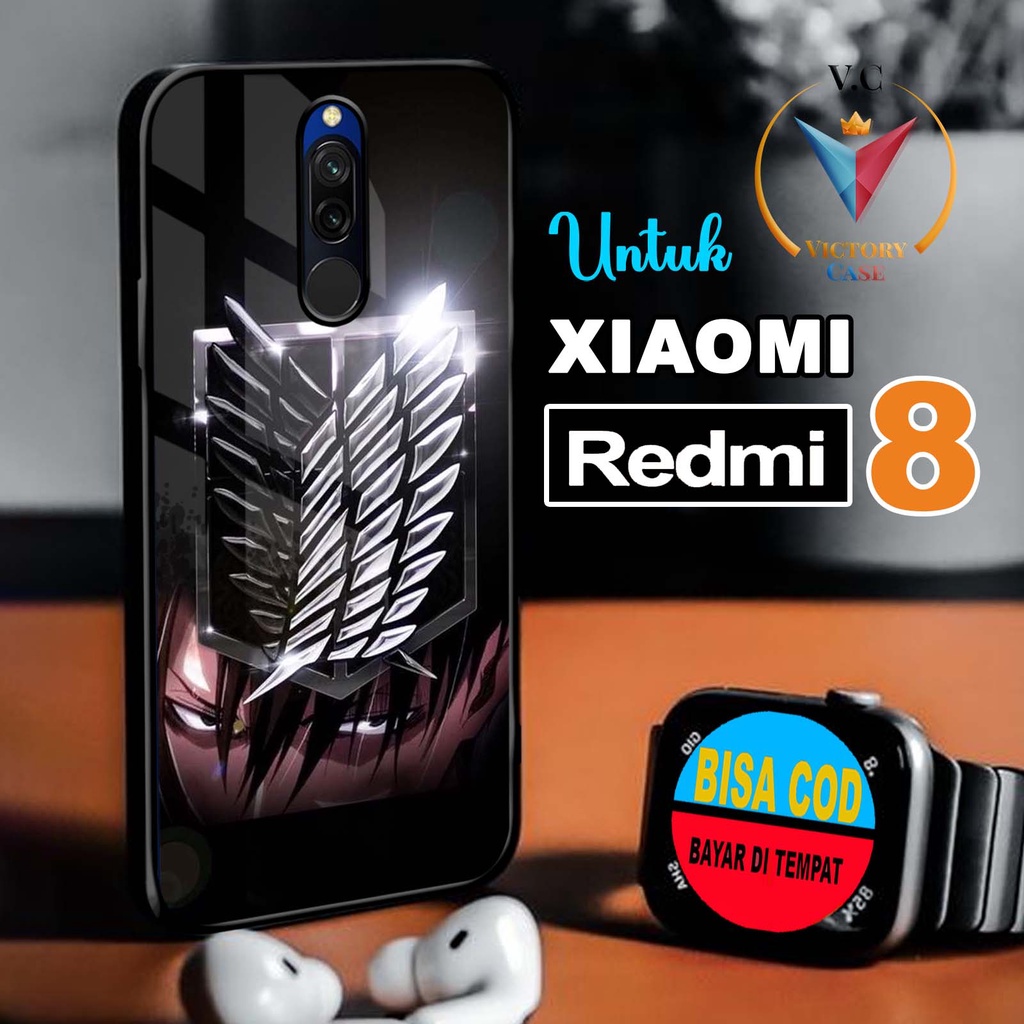 Case XIAOMI REDMI 8  Victory Case Motif [ AOT ] Case Hp Glossy Casing Hardcase Softcase Bisa cod